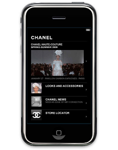 Chanel теперь и в виде мобильного приложения
