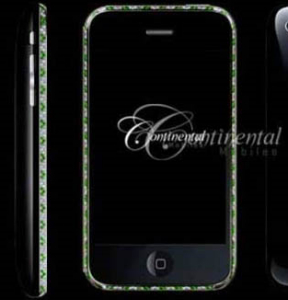 Мобильный телефон с изумрудами и бриллиантами от Continental Mobiles