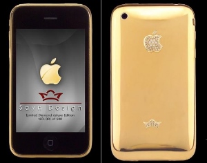 Лимитированная коллекция iPhone 3G в золотом корпусе от Sayn Design